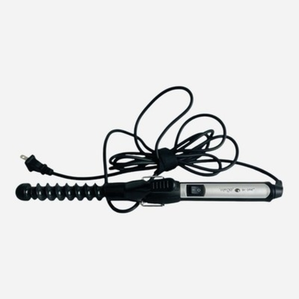 Verge by One Spiral Curling Iron 6" Wand Black Hair Styler Swivel Cord VG